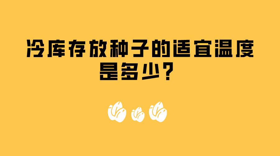 冷庫存放種子的適宜溫度是多少？